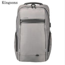 Men USB Computer Bag - Anti-Theft Notebook Backpack-MODEL A Grey-China-13 Inches-JadeMoghul Inc.