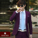 Men Wedding Suit / Slim Fit Suit For Men-1 bright black-XS-JadeMoghul Inc.