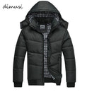 Men Winter Jacket Big / New Arrival Casual Slim Cotton With Hood-Black-M-JadeMoghul Inc.