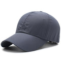 Men Women 2017 Summer Snapback Quick Dry Mesh Baseball Cap Sun Hat Bone Breathable Hat-Dark Gray-JadeMoghul Inc.