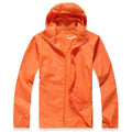 Men / Women Quick Dry water Proof Jacket-Orange-L-JadeMoghul Inc.
