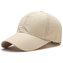 Men / Women Unisex Water proof / Quick Dry Mesh Base Ball Hat-Beige-JadeMoghul Inc.