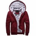 Men Zipper Hooded Coat / Tracksuit Sweatshirt-MC1647RE-M-JadeMoghul Inc.