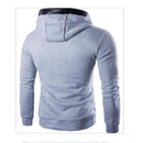 Men Zipper Hoodie / Slim Fit Sweatshirt-Black-M-JadeMoghul Inc.
