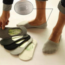 Men's Bamboo Fiber Non-Slip Socks-black-JadeMoghul Inc.