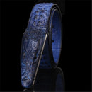Mens Belts Luxury cow Leather Designer Belt Men High Quality Ceinture Homme Cinto Masculino Luxo Crocodile Cinturones Hombre-Blue-105cm-JadeMoghul Inc.