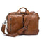 Men's Briefcase messenger bag travel laptop bag for men document business Leather briefcase male Genuine leather-432brown-China-JadeMoghul Inc.