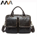 Men's Briefcases men's leather male man Laptop bag 14inch business Messenger bags men Shoulder Bags Genuine Leather-8002redbrown-China-JadeMoghul Inc.