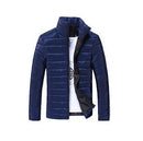 Mens Casual Jacket / All Season Solid Jacket-Navy blue-M-JadeMoghul Inc.