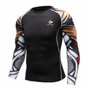 Mens Compression Shirts / Skin Tight Long Sleeves Jersey-Model11-XL-JadeMoghul Inc.