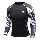 Mens Compression Shirts / Skin Tight Long Sleeves Jersey-Model3-XL-JadeMoghul Inc.