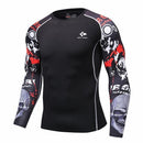 Mens Compression Shirts / Skin Tight Long Sleeves Jersey-Model6-XL-JadeMoghul Inc.
