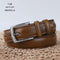 mens cow genuine leather luxury strap male belts for men round classic-B Tan-110cm-JadeMoghul Inc.