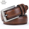 mens cow genuine leather luxury strap male belts for men round classic-C Brown-120cm-JadeMoghul Inc.