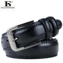 mens cow genuine leather luxury strap male belts for men round classic-D Maroon-110cm-JadeMoghul Inc.