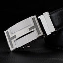 Mens Designer Belt / Real Leather Automatic Buckle Male Belt-Belt 10-110cm-JadeMoghul Inc.