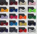 Men's Fashion Silk BowTie-black-JadeMoghul Inc.