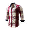 Mens Fashionable Plaid Full Sleeve Casual Shirt For Men-Red-L-JadeMoghul Inc.