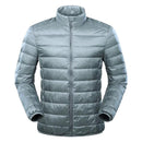 Men's Large Size Ultra Light Down Jacket - Men Duck Down Windbreaker-gray-S-JadeMoghul Inc.