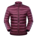 Men's Large Size Ultra Light Down Jacket - Men Duck Down Windbreaker-wine-S-JadeMoghul Inc.