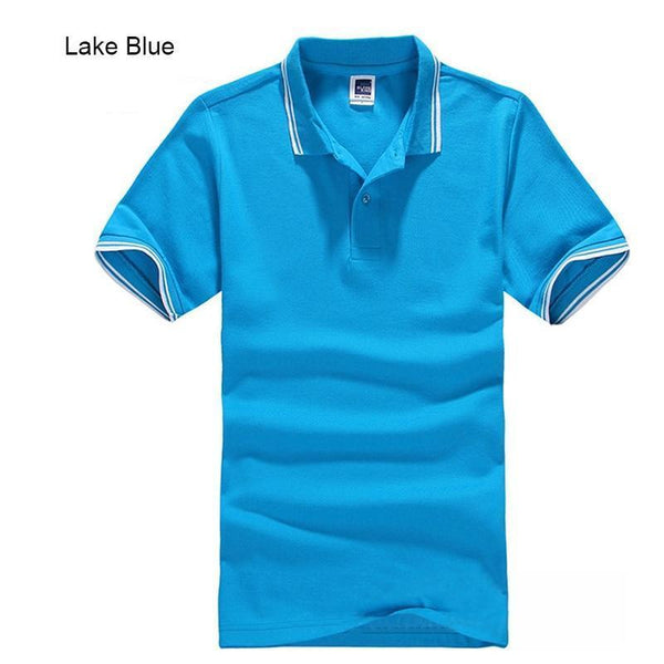Men's Polo Shirt For Men Designer Polos Men Cotton Short Sleeve shirt Clothes jerseys-rose red-S-JadeMoghul Inc.