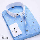 Men's Printed Casual Collar Shirts-CY116-S-JadeMoghul Inc.
