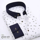 Men's Printed Casual Collar Shirts-CY136-S-JadeMoghul Inc.