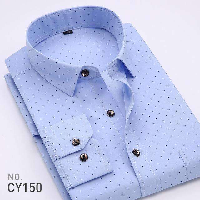 Men's Printed Casual Collar Shirts-CY136-S-JadeMoghul Inc.
