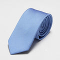 men's slim ties red neck skinny tie solid narrow neckties 6cm width-6cm light blue-JadeMoghul Inc.