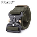 Mens Tactical Belt Military Nylon Belt Outdoor multifunctional Training Belt High Quality Strap-Army Green-125cm-JadeMoghul Inc.