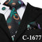 Mens Tie Blue Stripe Silk Jacquard Necktie Hanky Cufflink Set Business Wedding Party Ties For Men Men's Gift C-703-C-1677-JadeMoghul Inc.