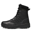 Men's Winter Army-style Snow Boots-Black-10.5-JadeMoghul Inc.