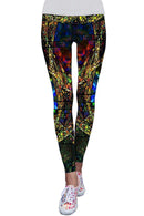 Merry Dancers Lucy Printed Performance Leggings - Women-Merry Dancers-XS-Blue/Yellow/Green-JadeMoghul Inc.