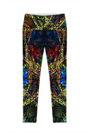 Merry Dancers Lucy Printed Performance Leggings - Women-Merry Dancers-XS-Blue/Yellow/Green-JadeMoghul Inc.