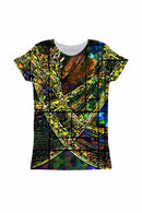 Merry Dancers Zoe Green Designer Print Cute Tee - Girls-Merry Dancers-18M/2-Blue/Yellow/Green-JadeMoghul Inc.