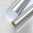 Metal Brushed Gold Silver DIY Removable Wallpaper Decor Film PVC Vinyl Waterproof Oil-proof House Appliance Kitchen Wall Sticker JadeMoghul Inc.