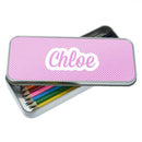Metal Gifts & Accessories Cute Pencil Cases Purple Dots Dotty Designed Pencil Case Treat Gifts