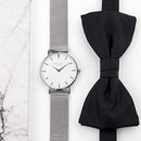 Metal Gifts & Accessories Personalized Gifts For Him Metallic Silver Watch Treat Gifts