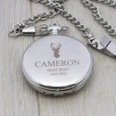 Metal Gifts & Accessories Personalized Watches Groomsman Icon Collection Pocket Watch Treat Gifts