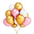 Metallic Latex Birthday Party Balloons