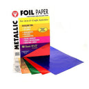 METALLIC PAPER 10PK ASST COLORS-Arts & Crafts-JadeMoghul Inc.