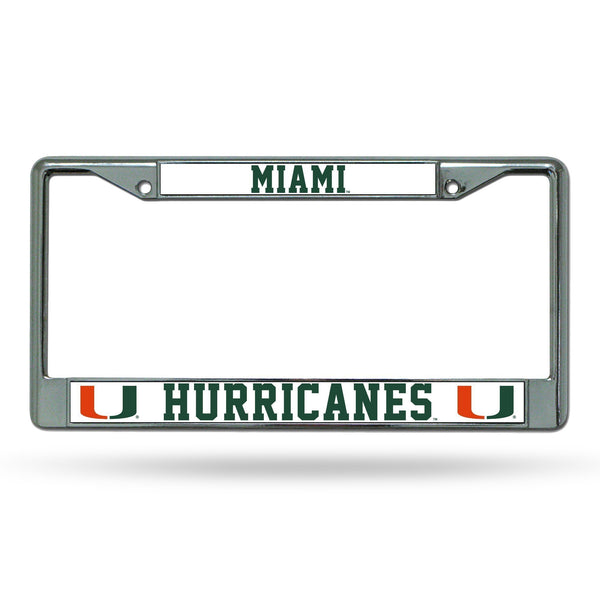 Unique License Plate Frames Miami Chrome Frame