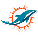 Miami Dolphins 8 inch Auto Decal-Automotive Accessories-JadeMoghul Inc.
