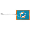 Miami Dolphins Vinyl Luggage Tag-Luggage Accessories-JadeMoghul Inc.