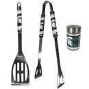 Michigan St. Spartans 2pc BBQ Set with Season Shaker-Tailgating Accessories-JadeMoghul Inc.