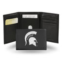 Best Wallet Michigan State Embroidered Trifold