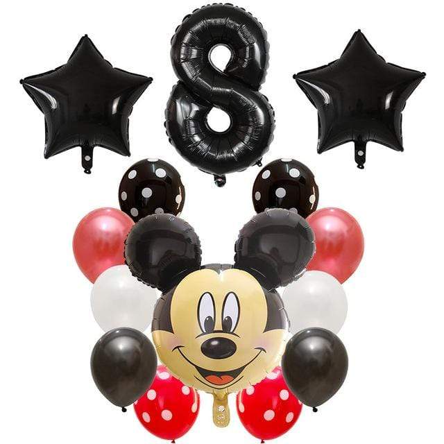 Mickey Minnie Heart Mouse Foil Balloon
