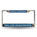 Ford License Plate Frame Middle Tennessee Laser Chrome Frame
