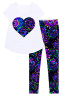 Midnight Glow Mary Set - Women-Midnight Glow-XS-Navy/Blue/Purple/White-JadeMoghul Inc.