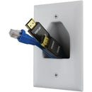 Midsize 1-Gang Recessed Cable Plate-Cables, Connectors & Accessories-JadeMoghul Inc.